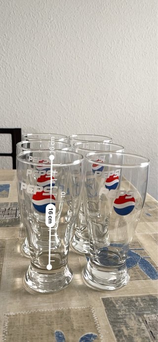 Juego 6 Vasos Pepsi Cola
