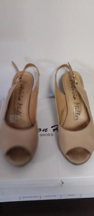 Zapatos Patricia Miralles Piel Beige Talla 40