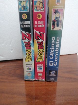 Dragon Ball Z Películas VHS (Español)
