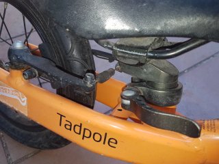 Bici sin pedales Frog Tadpole Naranja