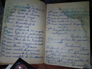ALICANTE Libreta antigua manuscrita religiosa