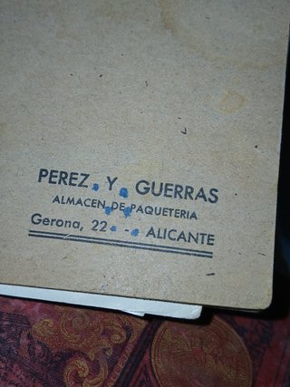 ALICANTE Libreta antigua manuscrita religiosa