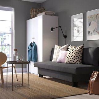 Sofá Cama Ikea 3 Plazas Gris
