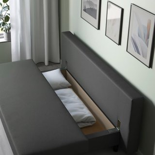 Sofá Cama Ikea 3 Plazas Gris