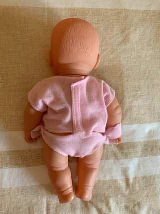 Muñeco bebé rosa unicornio