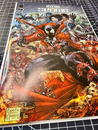 Comics USA King Spawn #1 Portada de Brett Booth