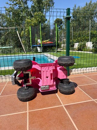 Quad eléctrico Feber Rosa