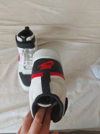 Nike Zapatillas Blancas y Rojas