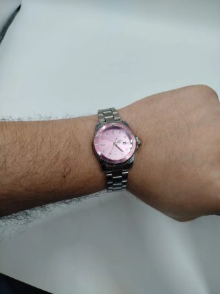 Reloj Mujer Rosa 33mm Estilo Diver – NUEVO 11€