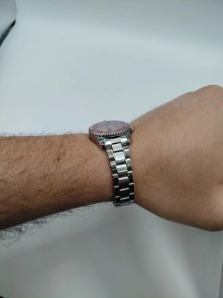Reloj Mujer Rosa 33mm Estilo Diver – NUEVO 11€