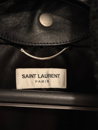 Chaqueta Bomber Saint Laurent Negra