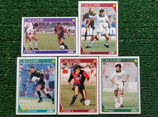5 Carte Calcio Score 92 Cagliari Figurone