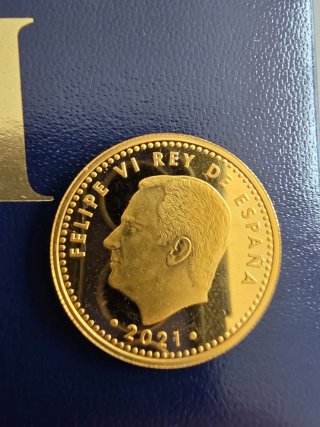 Moneda 100 Euros Oro Mundial Qatar 2022