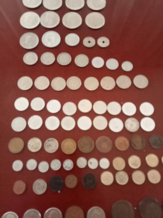 Lote de Billetes Antiguos y Monedas antiguas