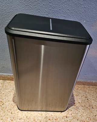 Papelera Cocina Songmics 50L Acero Inox