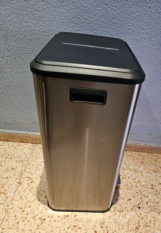 Papelera Cocina Songmics 50L Acero Inox