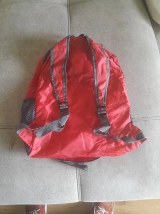 Mochila Plegable Pack & Go Roja