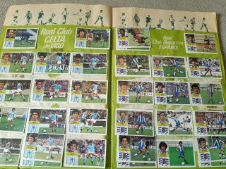 Album completo Cromos  Liga 82/83