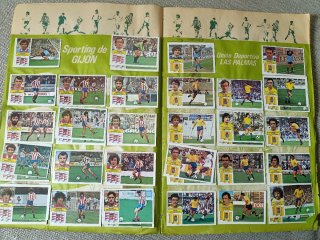 Album completo Cromos  Liga 82/83