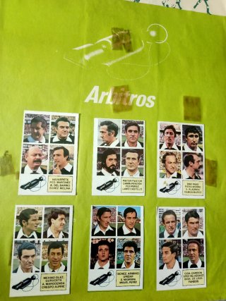 Album completo Cromos  Liga 82/83