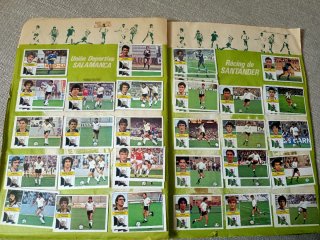 Album completo Cromos  Liga 82/83