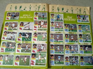 Album completo Cromos  Liga 82/83