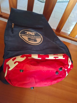 Borsone North Sails blu e rosso