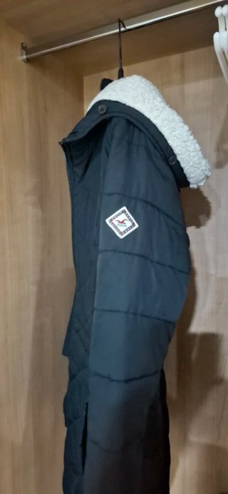 Chaqueta Hollister Negra Mujer original