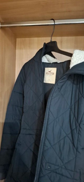 Chaqueta Hollister Negra Mujer original