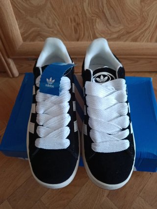 Zapatillas Adidas Campus Negras Blancas