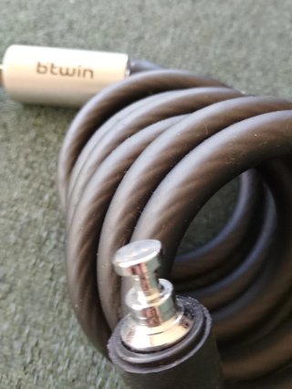 Candado Btwin para bicicleta con llaves