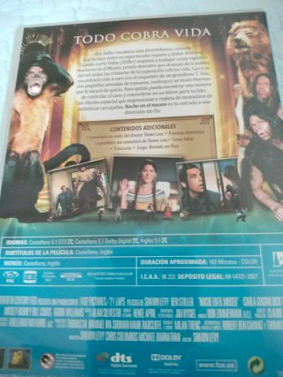 DVD Noche en el Museo (Español)