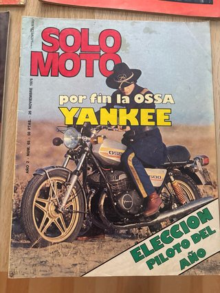 Lote 7 revistas solo moto (3€ unidad)