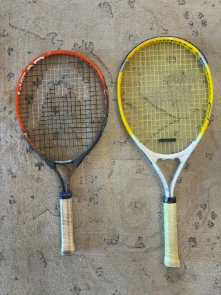 Set di 2 racchette da tennis per bambini