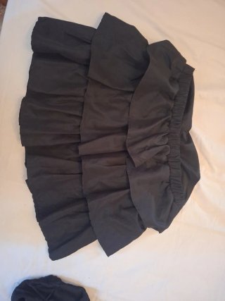 Falda pantalón con volantes