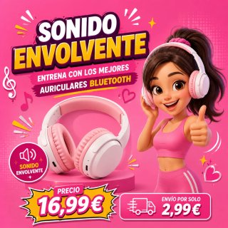 Auriculares Bluetooth Sonido Envolvente