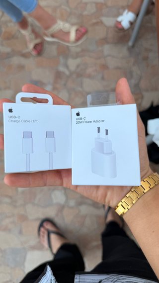 Cargador y Cable USB-C Apple Original