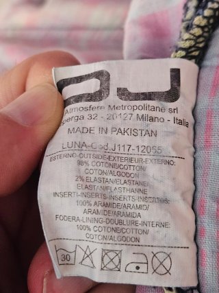 Pantalón vaquero moto OJ Talla 48