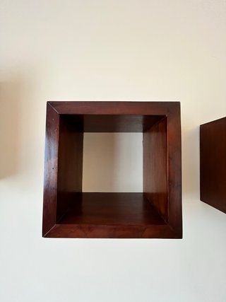 Estanterías Cubo Madera Maciza Banak