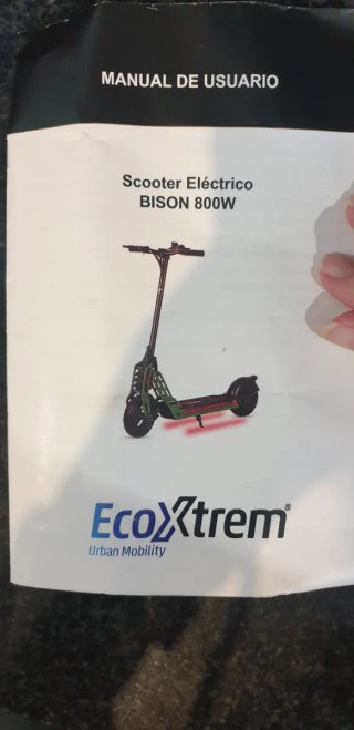Patinete Eléctrico Ecoxtrem Bison 800 USO 300 km