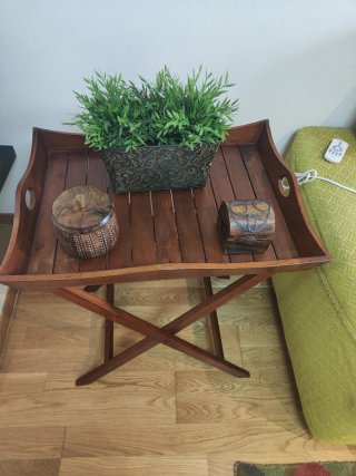 Mesita Camarera Plegable Madera