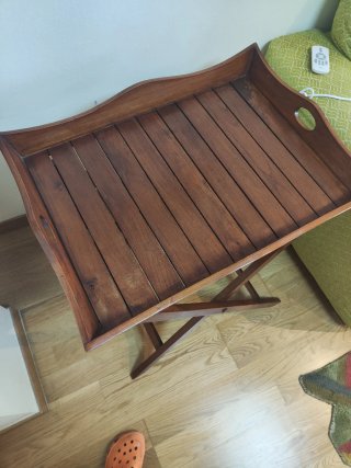 Mesita Camarera Plegable Madera