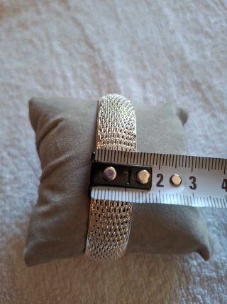 Pulsera Plata Labrada Nueva