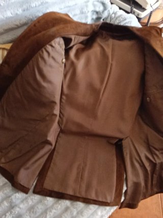 Chaqueta ante marrón Talla S