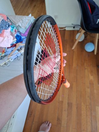 Raqueta Wilson Burn Naranja