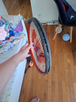 Raqueta Wilson Burn Naranja