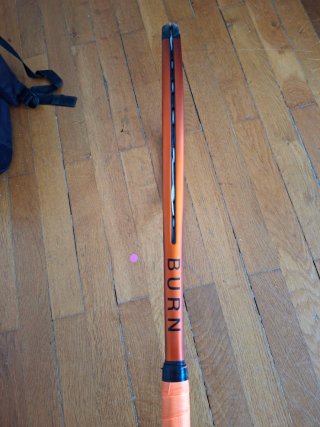 Raqueta Wilson Burn Naranja