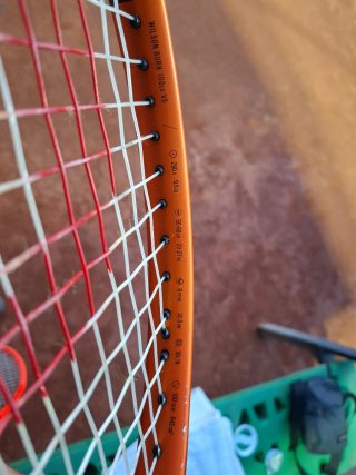 Raqueta Wilson Burn Naranja