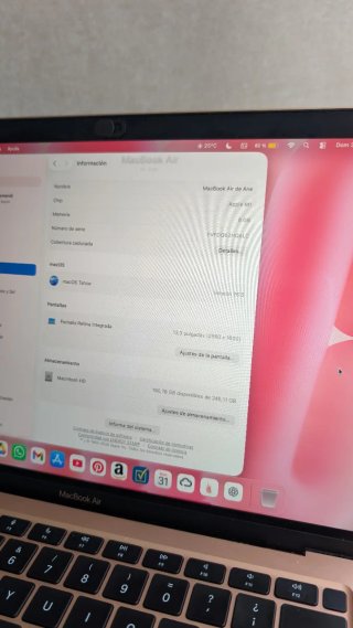 MacBook Air Oro.