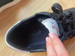 Zapatillas Replay Hombre Piel Negra y Blanca